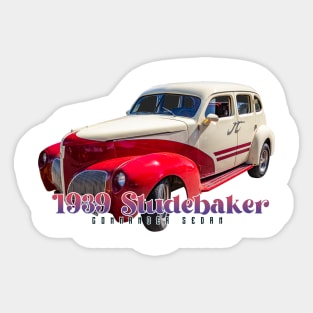 1939 Studebaker Commander Sedan Sticker